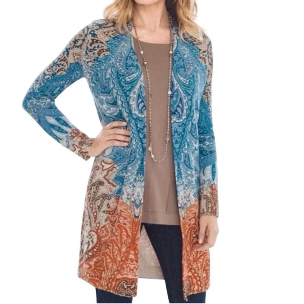 Chico’s cool-warm mixed‎ cardigan